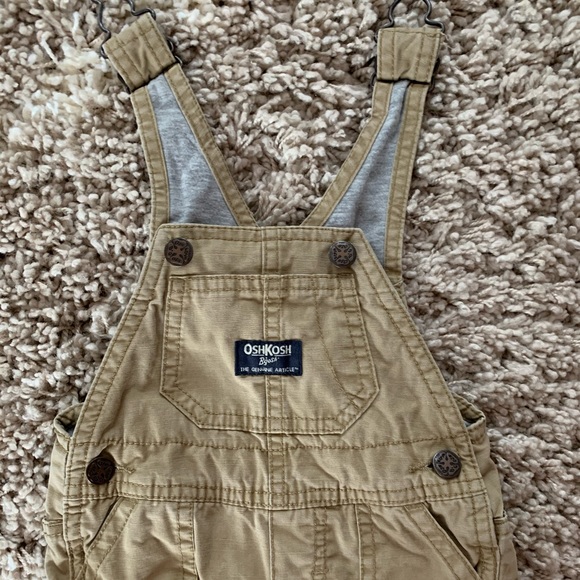 🆕OshKosh- khaki overalls - Picture 7 of 10